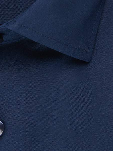 SEIDENSTICKER Slim Fit Overhemd Marine Business Kent Popeline - Weergave 3