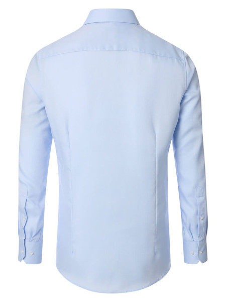 VENTI Regular Fit Overhemd Lichtblauw Button-Down Fein Oxford