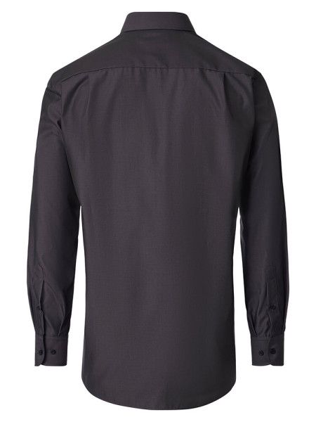 VENTI Comfort Fit Overhemd Antraciet Kent Popeline