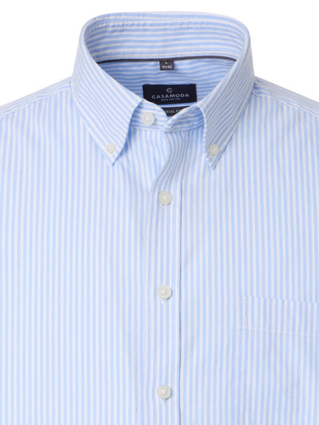 CASAMODA Regular Fit Overhemd Lichtblauw Button-Down Easy Care  - Weergave 1