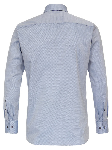 CASAMODA Regular Fit Overhemd Medium blauw Kent Natté