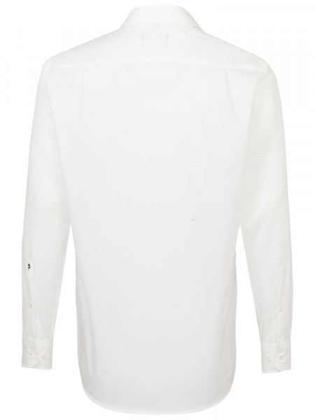 SEIDENSTICKER Regular Fit Overhemd Lichtbeige Business Kent Popeline