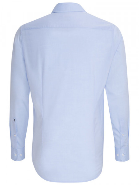 SEIDENSTICKER Slim Fit Overhemd Lichtblauw Business Kent Chambray