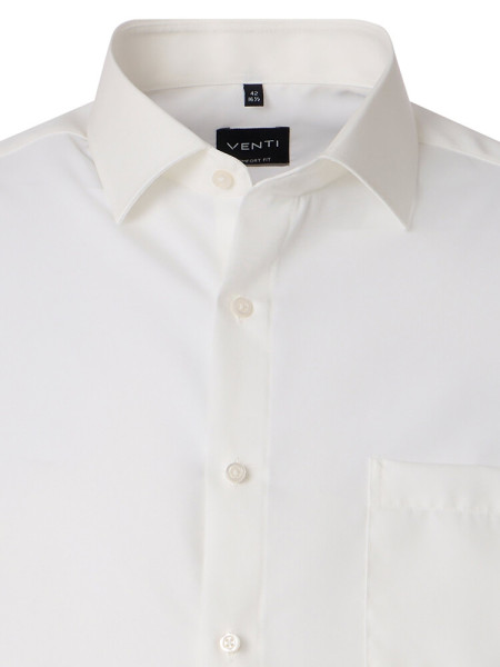 VENTI Comfort Fit Overhemd Lichtbeige Kent Twill - Weergave 1