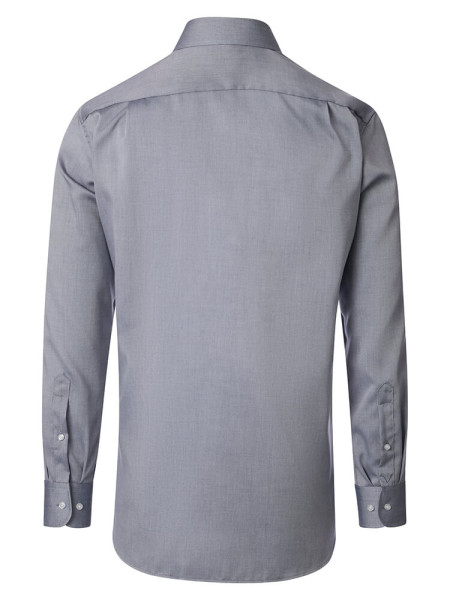 VENTI Comfort Fit Overhemd Rook blauw Button-Down Fein Oxford