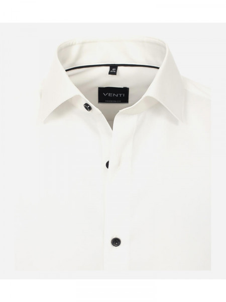 VENTI Regular Fit Overhemd Lichtbeige Kent Popeline - Weergave 1