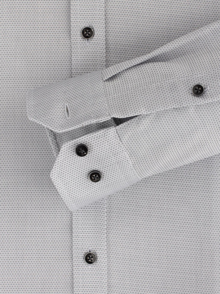 VENTI Slim Fit Overhemd Grijs Kent Easy Care  - Weergave 2