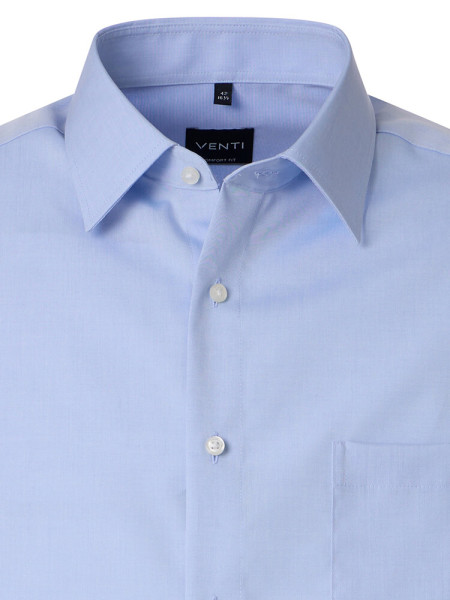 VENTI Comfort Fit Overhemd Lichtblauw Kent Popeline - Weergave 1