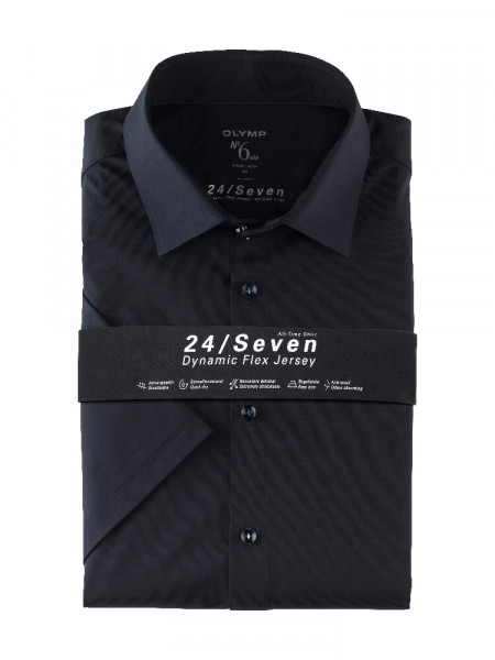 OLYMP No. Six 24/Seven super slim jersey overhemd
