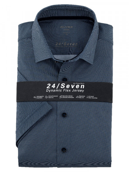OLYMP Luxor modern fit jersey overhemd