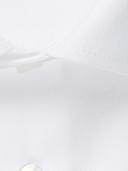 SEIDENSTICKER Tailored Fit Overhemd Wit Business Kent Struktur - Weergave 3