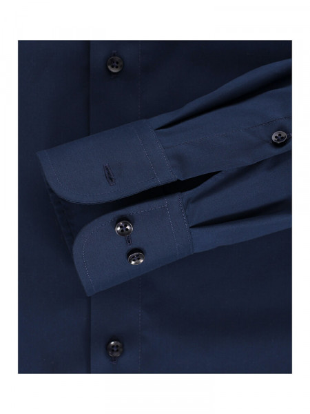CASAMODA Regular Fit Overhemd Marine Kent Popeline - Weergave 2