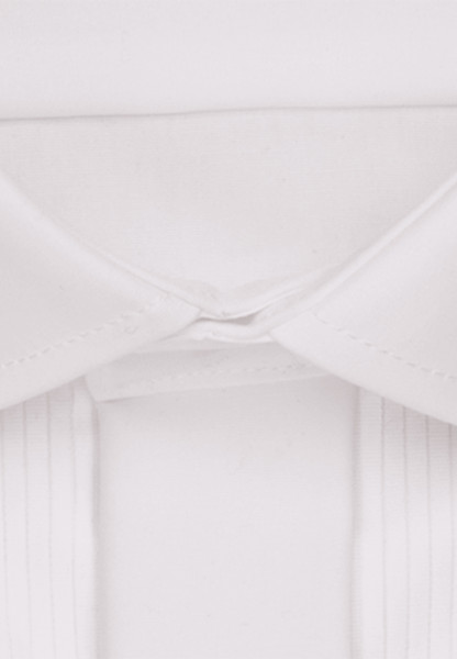 SEIDENSTICKER Tailored Fit Overhemd Wit Business Kent Popeline - Weergave 1