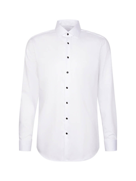 SEIDENSTICKER Regular Fit Overhemd Wit Business Kent Twill