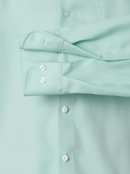 VENTI Comfort Fit Overhemd Groen Button-Down Fein Oxford - Weergave 2