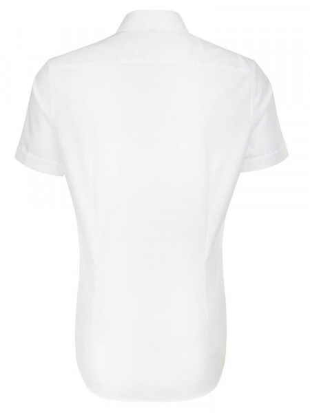 SEIDENSTICKER Slim Fit Overhemd Wit Business Kent Popeline