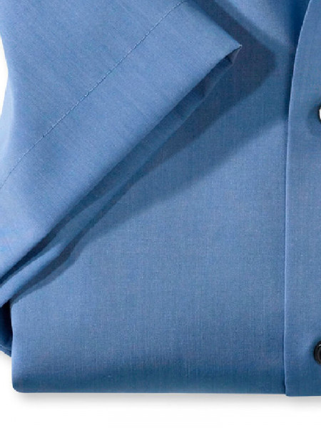 OLYMP Comfort Fit Overhemd Medium blauw New Kent Chambray - Weergave 2