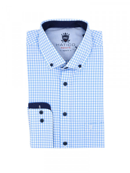 HATICO Regular Fit casual overhemd