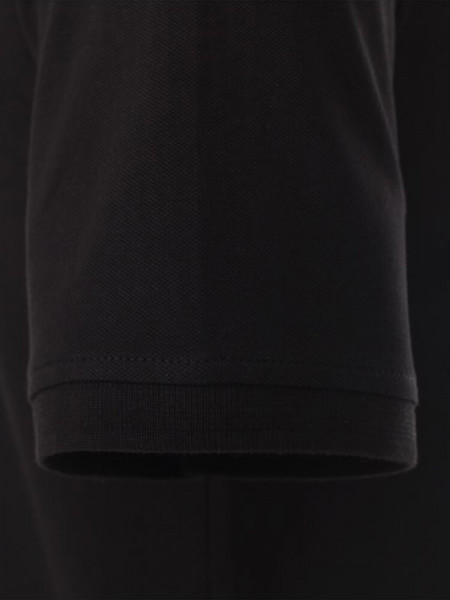 CASAMODA Polo Zwart Piqué - Weergave 2