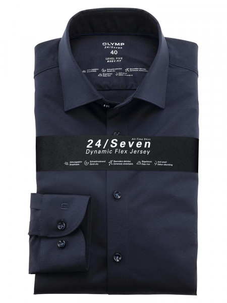 OLYMP Level Five 24/Seven body fit jersey overhemd