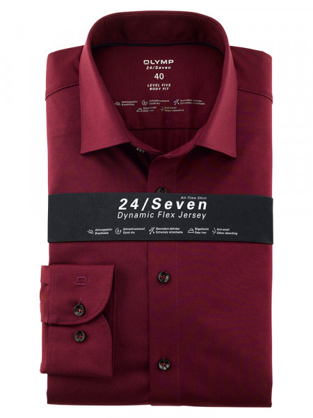 OLYMP Level Five 24/Seven body fit jersey overhemd