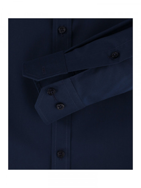 VENTI Slim Fit Overhemd Marine Kent Popeline - Weergave 2