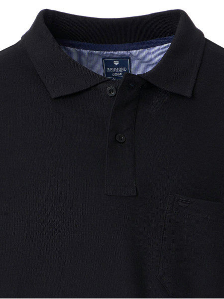 REDMOND Polo Zwart Piqué - Weergave 1