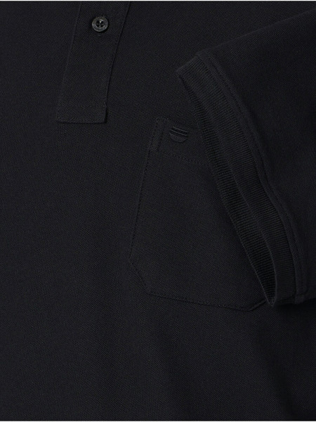 REDMOND Polo Zwart Piqué - Weergave 2