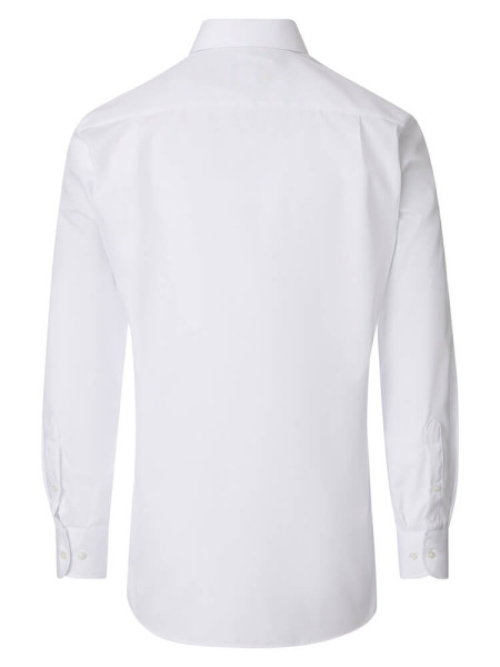 VENTI Comfort Fit Overhemd Wit Kent Popeline