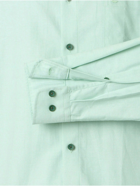 REDMOND Regular Fit Overhemd Groen Button-Down Fein Oxford - Weergave 2