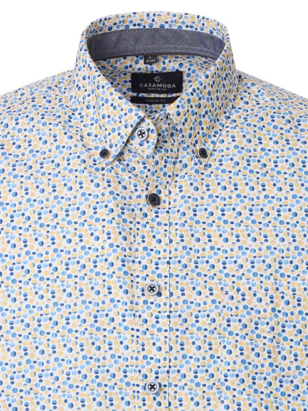 CASAMODA Regular Fit Overhemd Lichtbeige Button-Down Easy Care  - Weergave 1
