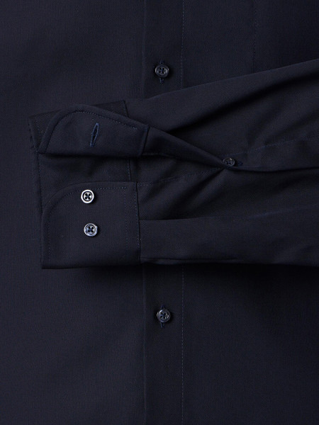 VENTI Comfort Fit Overhemd Donkerblauw Button-Down Fein Oxford - Weergave 2