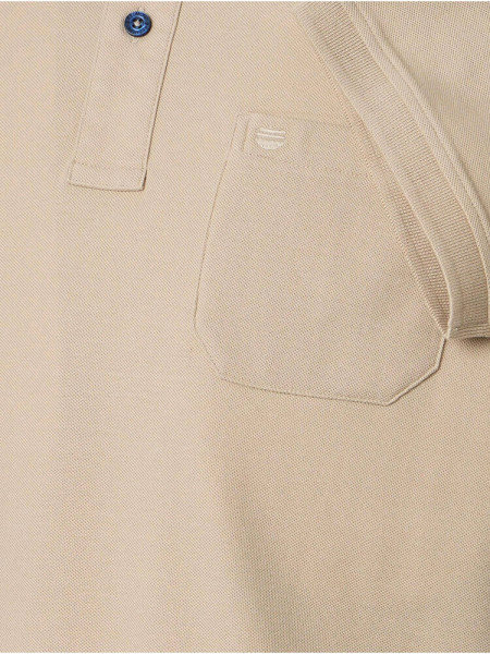 REDMOND Polo Lichtbeige Piqué - Weergave 2