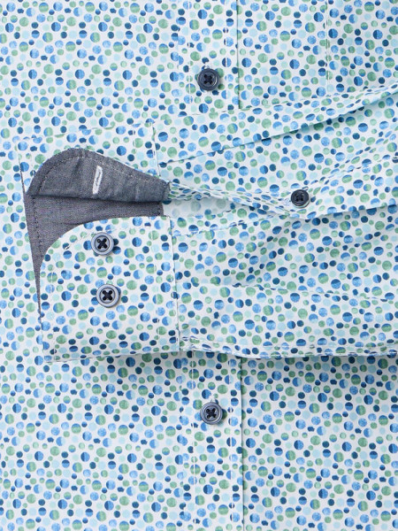 CASAMODA Regular Fit Overhemd Groen Button-Down Easy Care  - Weergave 2