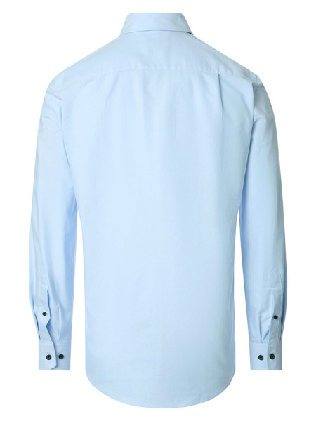 REDMOND Regular Fit Overhemd Lichtblauw Button-Down Fein Oxford