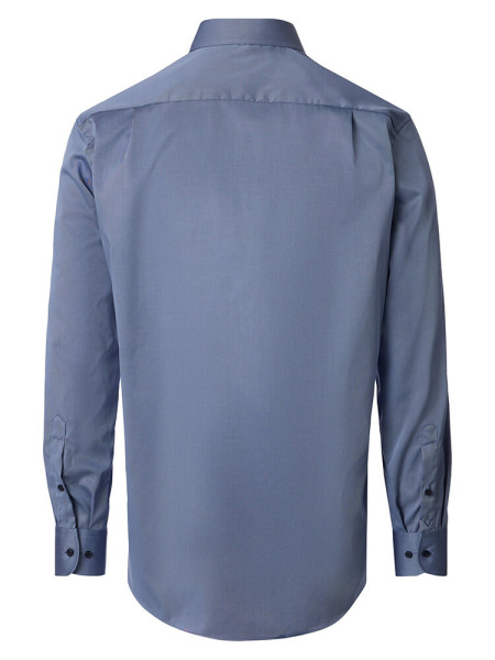 VENTI Regular Fit Overhemd Rook blauw Kent Twill