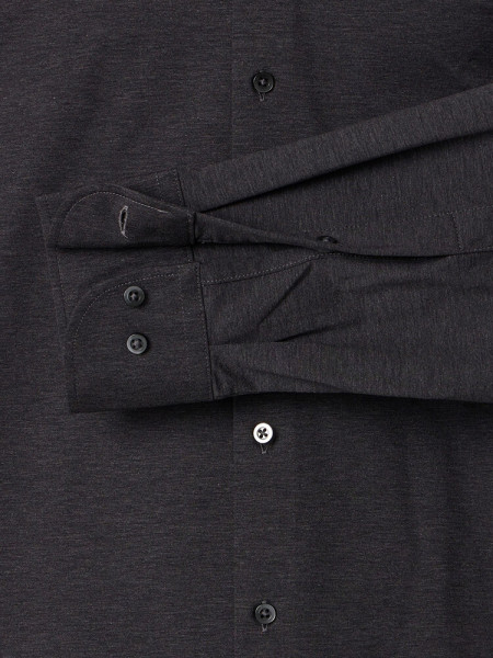 VENTI Comfort Fit Overhemd Antraciet Kent Jersey - Weergave 2