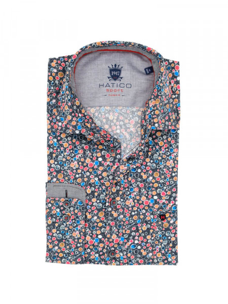 HATICO Modern Fit casual overhemd