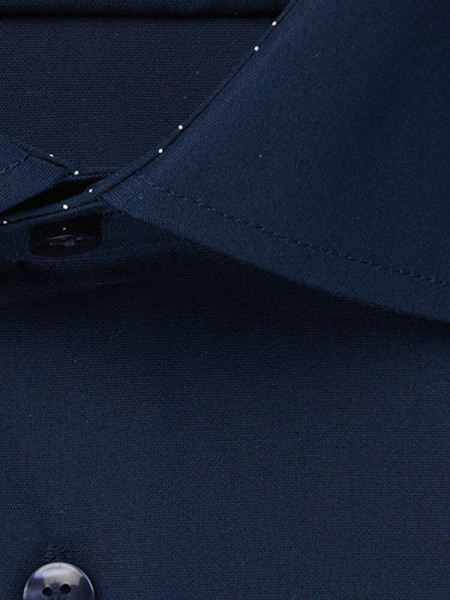 SEIDENSTICKER Regular Fit Overhemd Marine Business Kent Popeline - Weergave 3