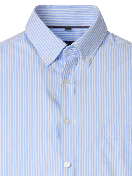 CASAMODA Comfort Fit Overhemd Lichtblauw Button-Down Easy Care  - Weergave 1