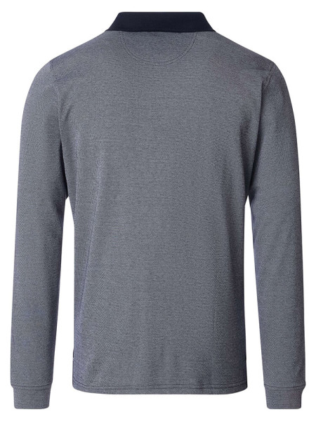 CASAMODA Polo Rook blauw Piqué