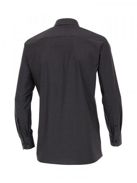 CASAMODA Regular Fit Overhemd Antraciet Kent Popeline