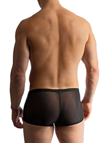 MANSTORE Regular Fit Zwart Microfaser