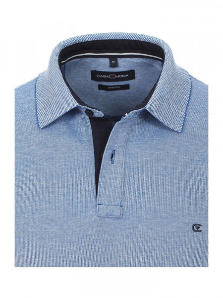 CASAMODA Polo Medium blauw Extrafeine Qualität - Weergave 1