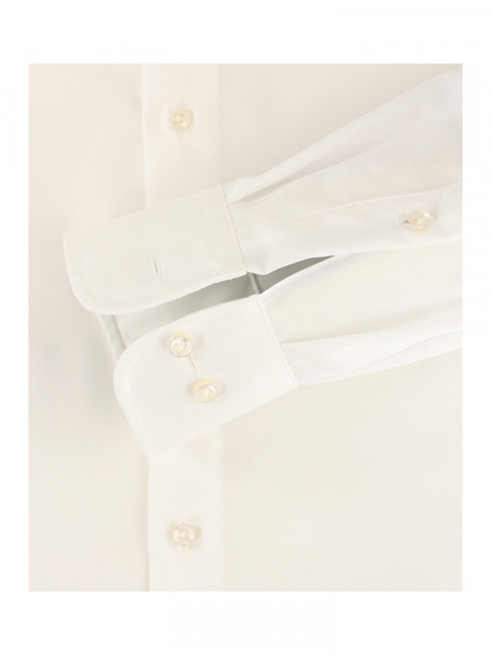 CASAMODA Comfort Fit Overhemd Lichtbeige Kent Popeline - Weergave 2