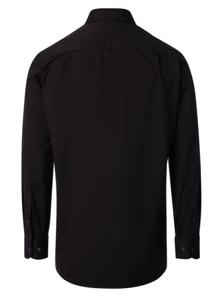 VENTI Comfort Fit Overhemd Zwart Kent Jersey