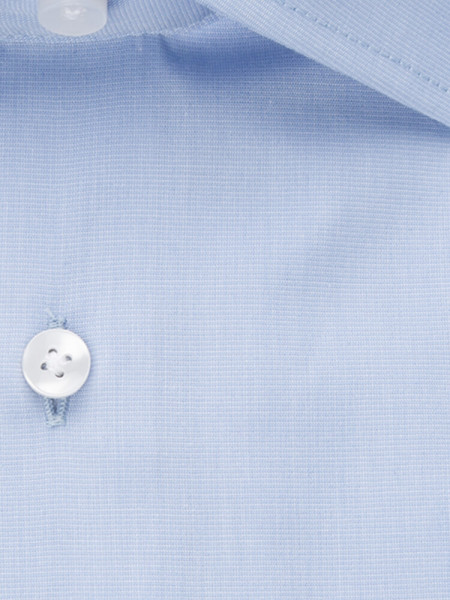 SEIDENSTICKER Extra Slim Fit Overhemd Lichtblauw Business Kent Fil à Fil - Weergave 3