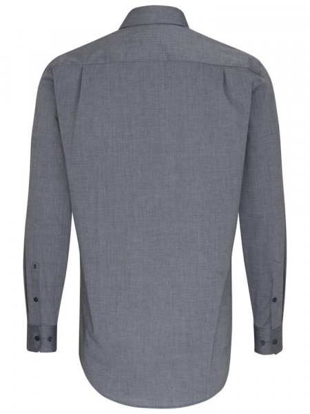 SEIDENSTICKER Regular Fit Overhemd Antraciet Business Kent Fil à Fil
