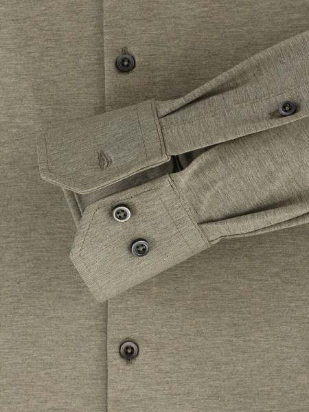 VENTI Regular Fit Overhemd Groen Kent Jersey - Weergave 2