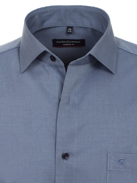 CASAMODA Regular Fit Overhemd Medium blauw Kent Easy Care  - Weergave 1